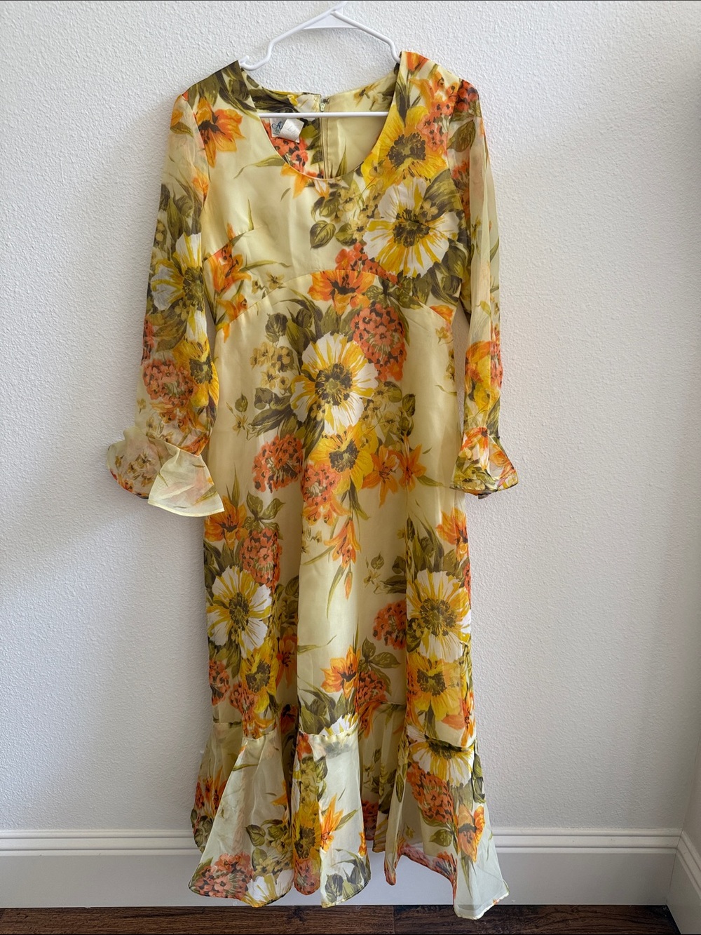 Avalon Classics Floral Long Sleeve Midi Dress